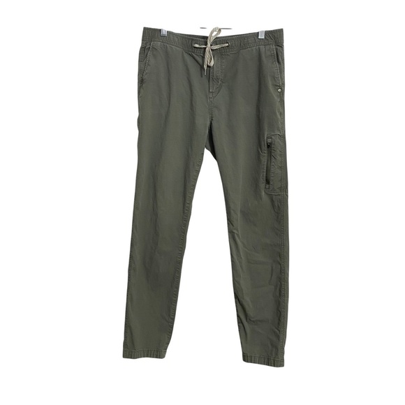 Vuori Ripstop Green Pants Women's Large  Organic Cotton Hiking Outdoor Casual - Picture 7 of 12